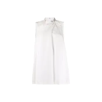 Fabiana Filippi Cut detail Sleeveless Silk Top