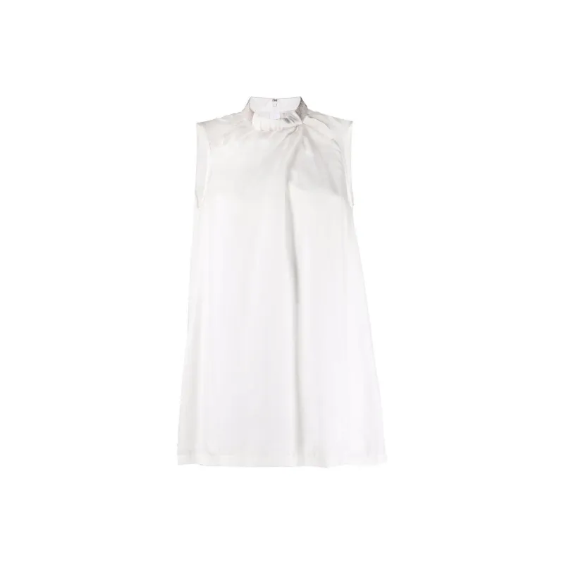 Fabiana Filippi Cut detail Sleeveless Silk Top-0