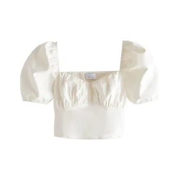 Other Stories Crop Tops Women's White