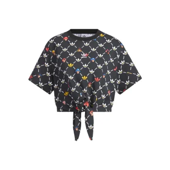 Adidas Originals MONKEY KINGDOM Crop Top Women's Black
