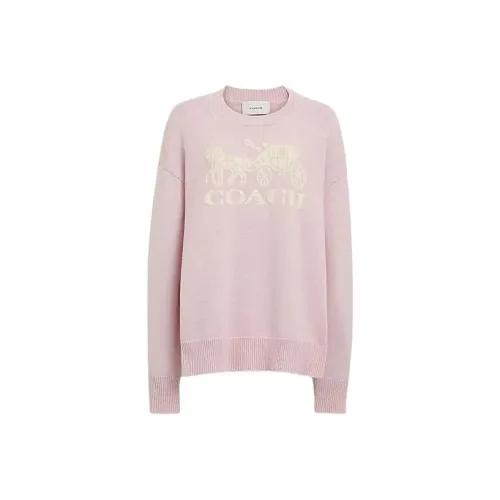 COACH SS24 Sweater Women's Pink