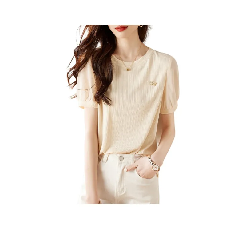 Mo Han Yi Mei T Shirt Women's Yellow-0