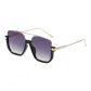 Black Gold Frame Dual Gray Lenses