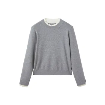 XIANGYING Sweaters Women's Gray