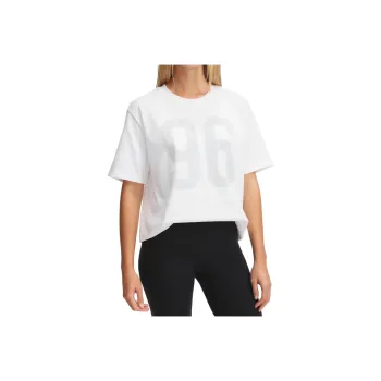 Under Armour Drop Shoulder Sleeve T Shirt Women's White 100