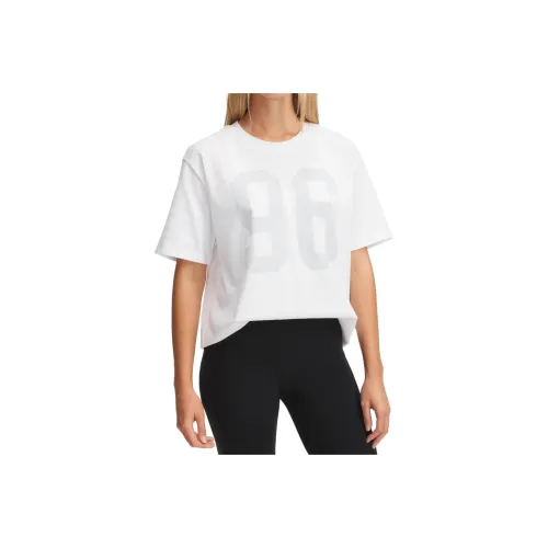 Under Armour Drop Shoulder Sleeve T Shirt Women's White 100