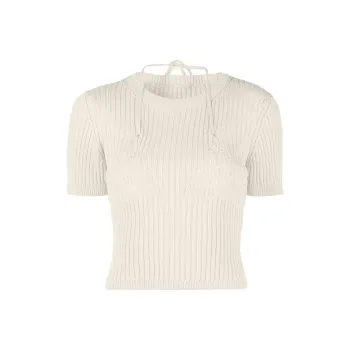 Jacquemus La Maille Bikini Rib-Knit Top