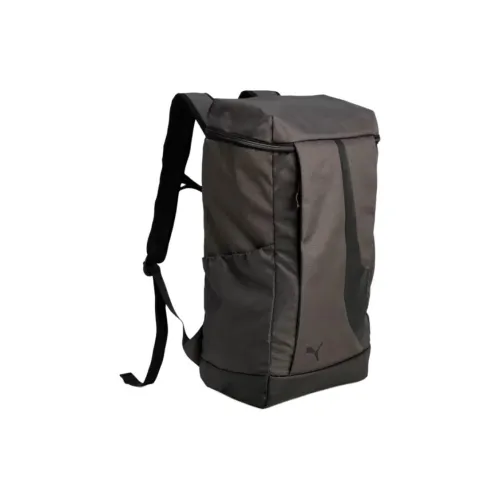PUMA Polyester Backpack Medium Size Men's Dark Shadow Gray