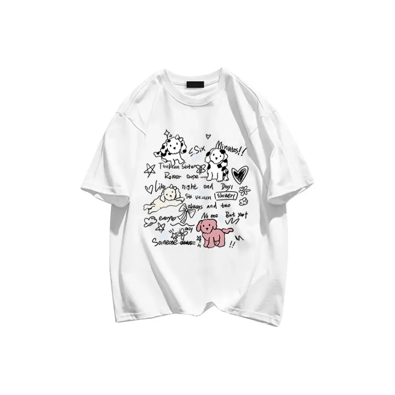 Cotton shopping T Shirts Unisex-2