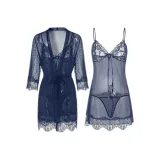 Dark Blue (Camisole Dress/Outer Robe)