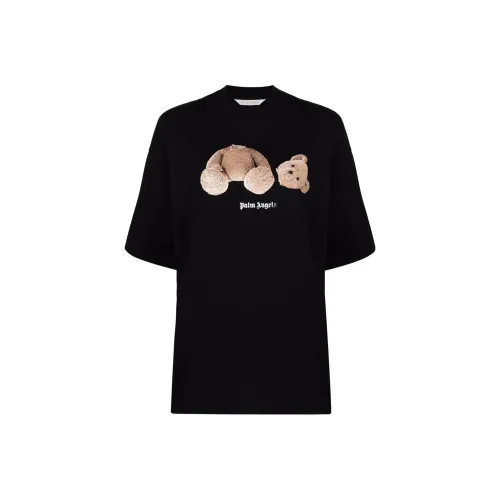 PALM ANGELS Women'ss Bear Loose T Shirt Black/Brown