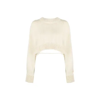 HERON PRESTON Open Back Knitted Jumper
