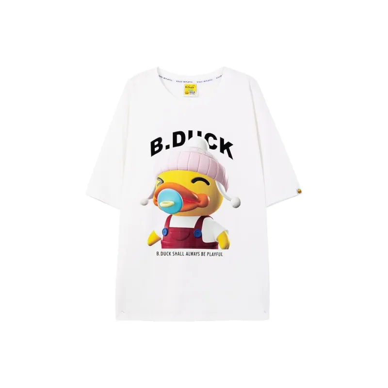 B.Duck T Shirts Women's White-0