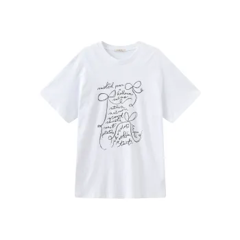 CUBIC Drop Shoulder Sleeve T Shirt Women's