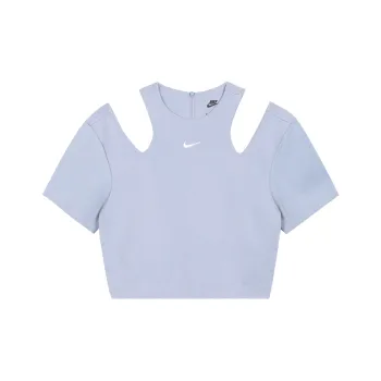 Nike Crop Tops Women's Indigo Mist