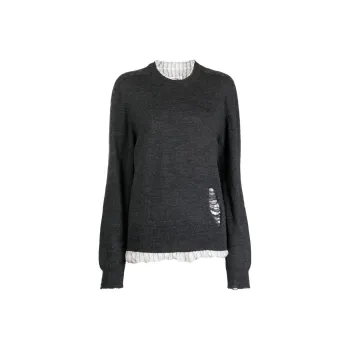 Maison Margiela Sweaters Women's Dark Gray