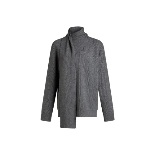 ETRO Attached Scarf Turtleneck Jumper