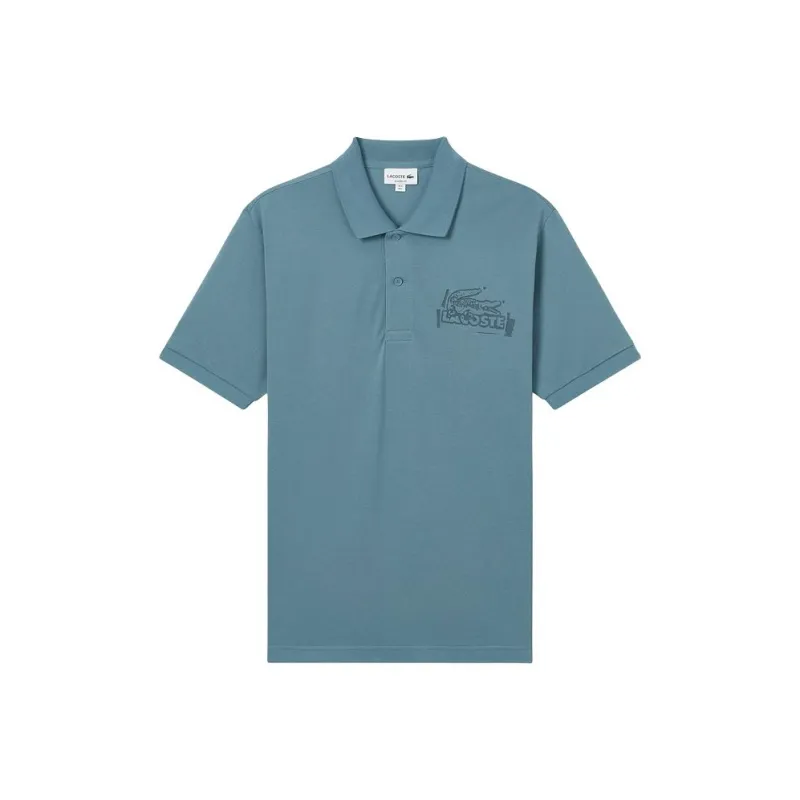 LACOSTE Classic Printed Polo Shirt-1