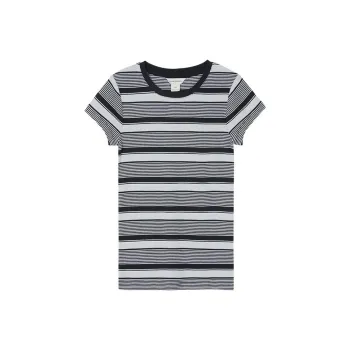 CLUB MONACO T-Shirt Women's Black White