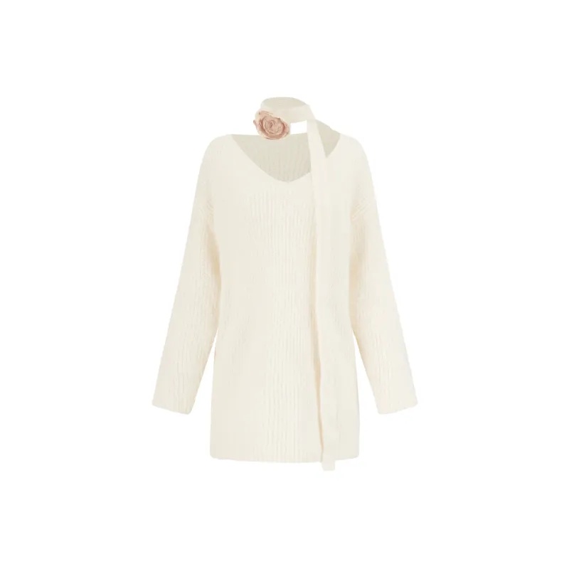 UPNANAWANG Sweater Women's White-0