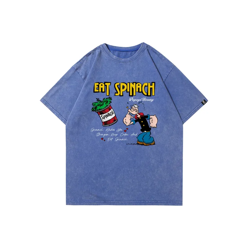 POPEYE Drop Shoulder Sleeve T Shirt Unisex-6