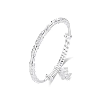 Zocai S999 Fine Silver Sterling Silver Bracelets Women's