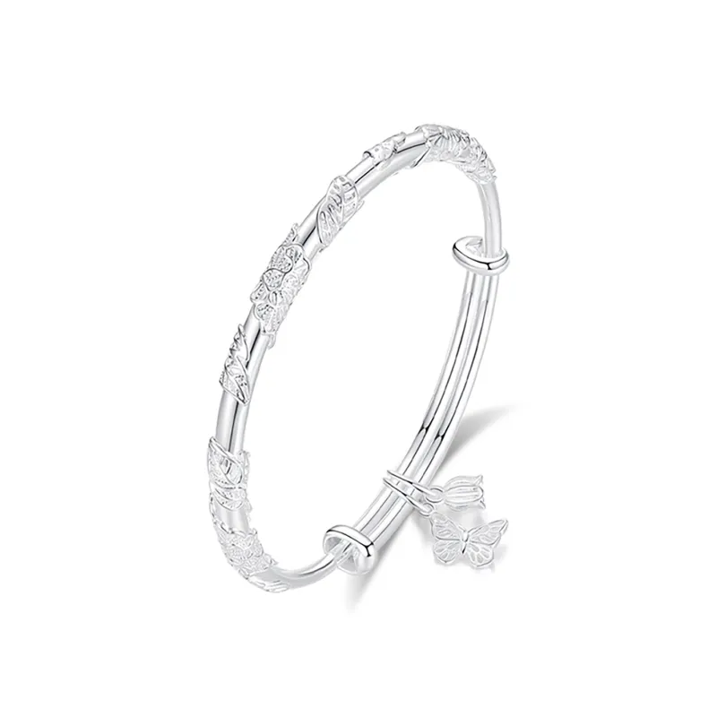 Zocai S999 Fine Silver Sterling Silver Bracelets Women's-0