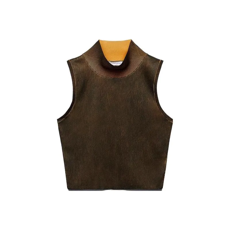 ZARA Crop Tops Women's Multicolor-0