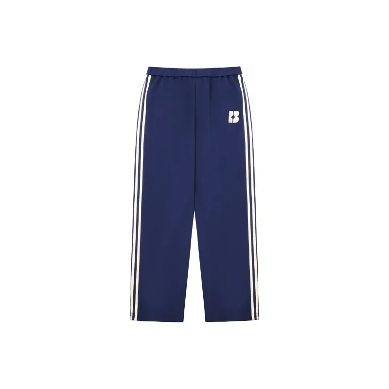 BIPOLAR All Season Pants For Men American Vintage Hip Hop Street Style Trendy Couple Bottom Unisex Black Navy Blue-4