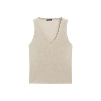 Massimo Dutti Tank Tops Women's Green