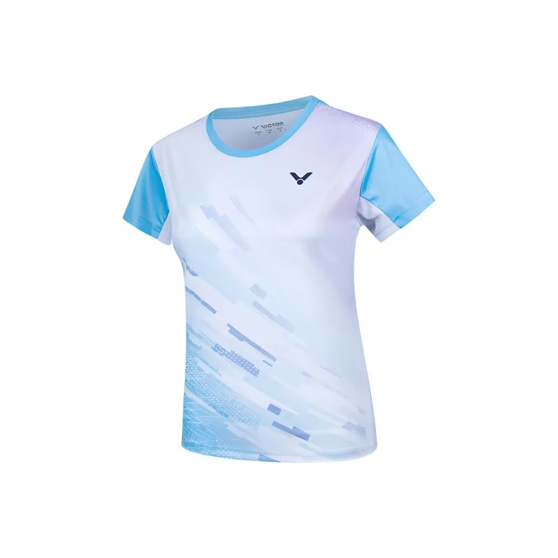 VICTOR T Shirt Women's Sunny Blue-0