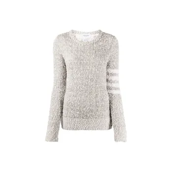 THOM BROWNE· SS21 Sweater Women's Light Gray