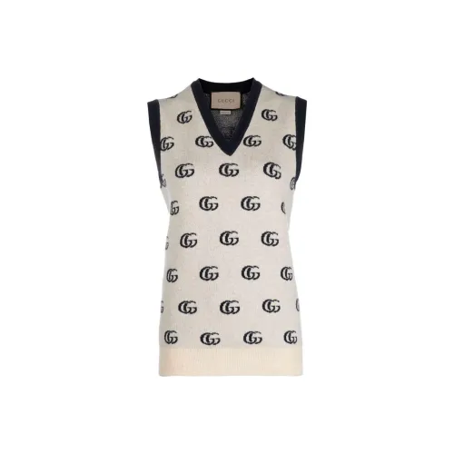 GUCCI Sweaters Women's Blue With White Lettering
