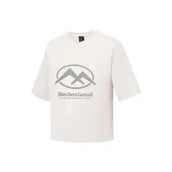 Skechers Mountain And Wild Outdoor Series T Shirt Women's Arctic Wolf Umber 02YL