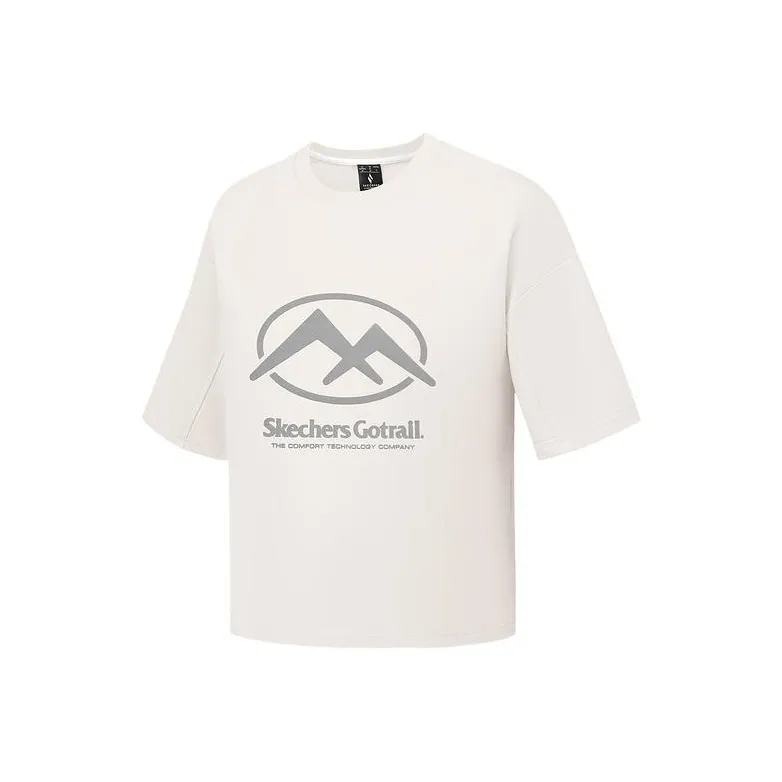 Skechers Mountain And Wild Outdoor Series T Shirt Women's Arctic Wolf Umber 02YL-0