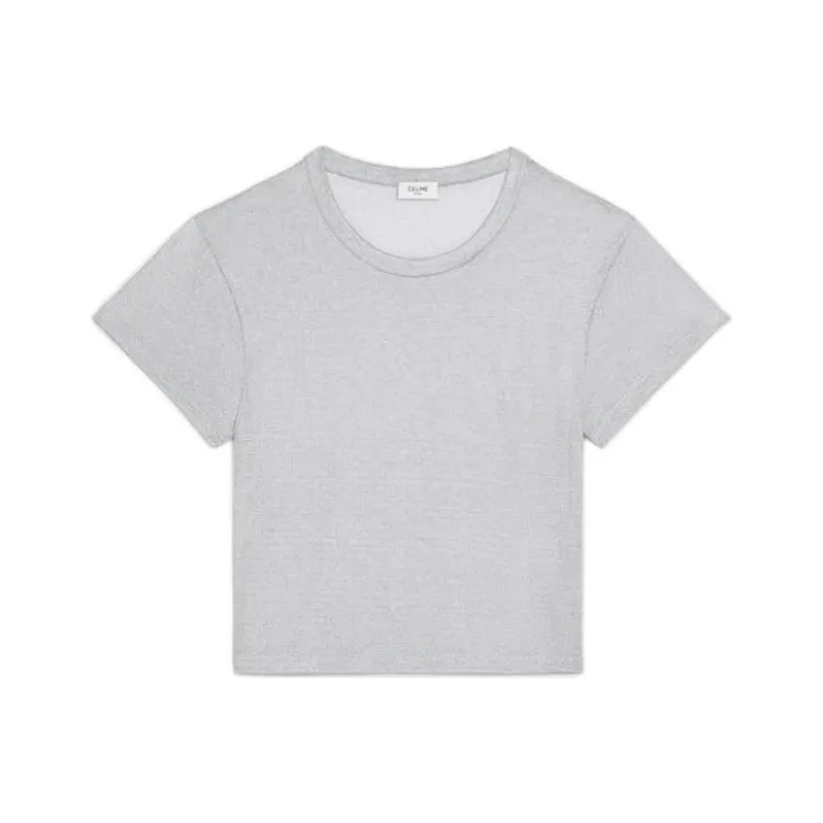 CELINE T-Shirts Women's Gray-0