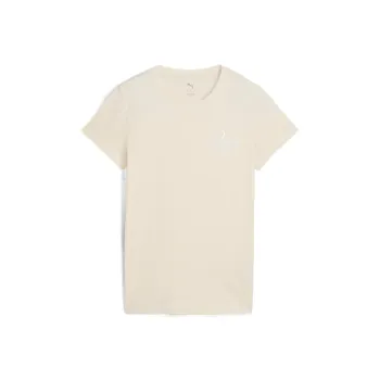 PUMA ESSScript Regular T Shirt Women's Ecru