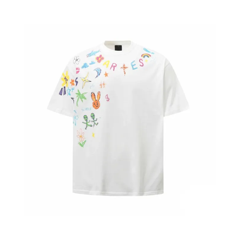 Mu Xiao Xin Drop Shoulder Sleeve T Shirt Unisex-5