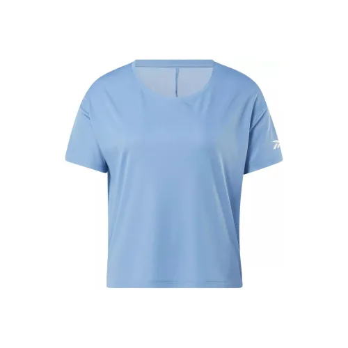 Reebok WOR COMM POLY TEE SOLID T-Shirt Women's Light Blue