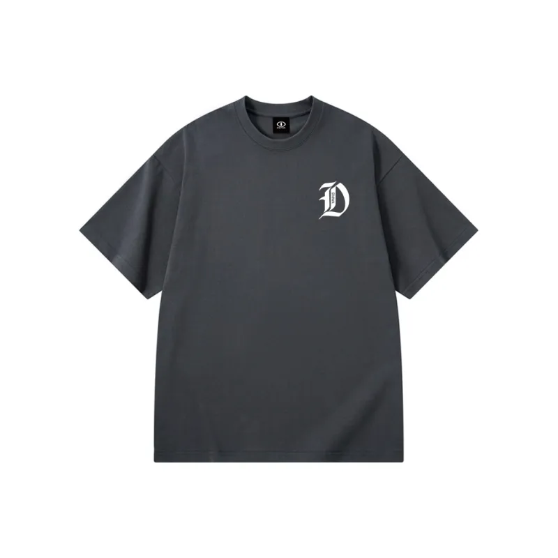 DIDTEK Drop Shoulder Sleeve Short Sleeved T Shirts Unisex-4