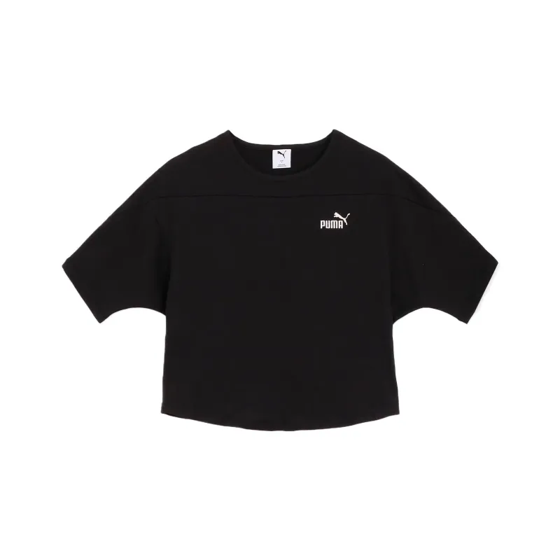 PUMA CORE HERITAGE Batwing Sleeve T Shirt Women's Black-0