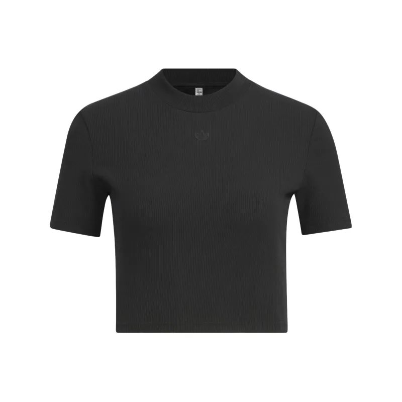 Adidas Originals Hot Girl Collection Home Of Classics Collection Crop Top Women's Black-0