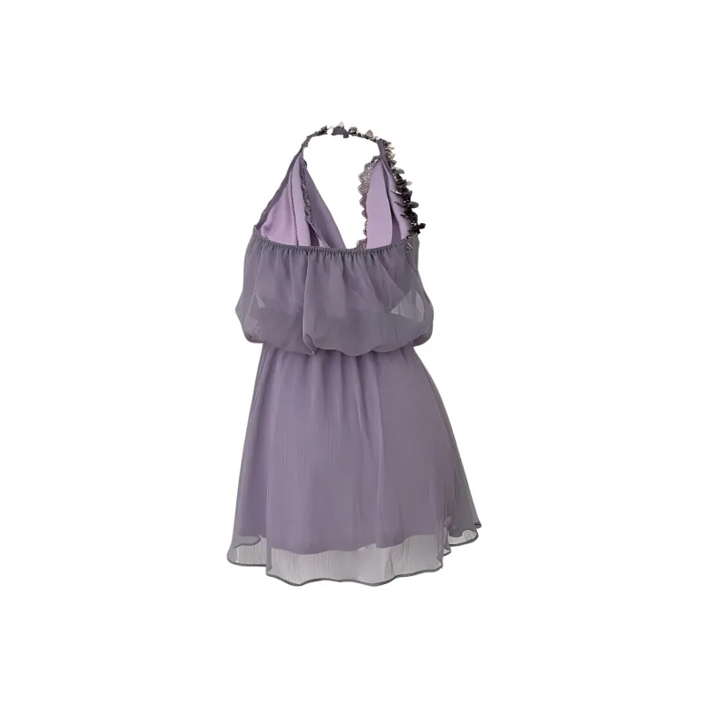 IQC Sleeveless Dress Women's Purple-1