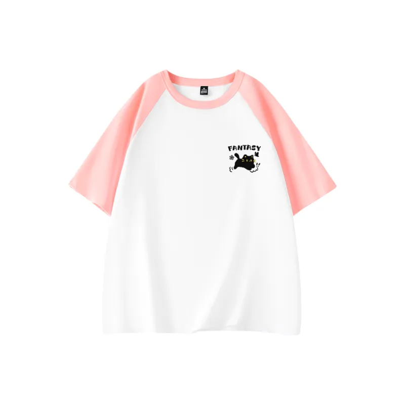 Cotton Raglan Sleeve T Shirt Women's-6