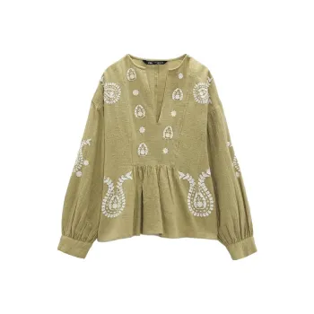 ZARA T-Shirt Women's Light Khaki