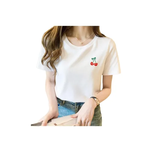 Weixi T Shirts Women's White