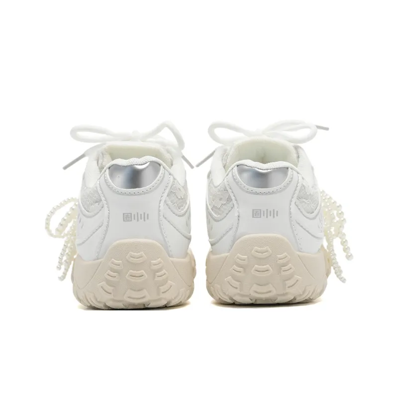 Circle Small Cushioning, Slip Resistant, Breathable, Supportive, Lightweight Low Top Chunky Sneakers Women's-12