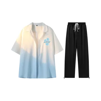 A.X.S.K Shirt Matching Set Unisex