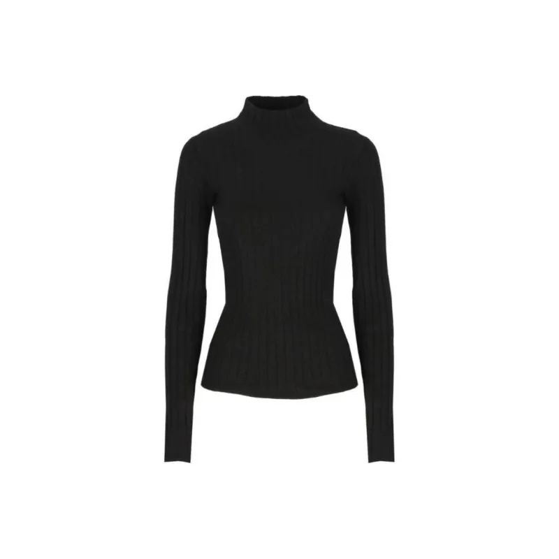 Brunello Cucinelli Sparked Rib Knit Mock Neck Jumper-0