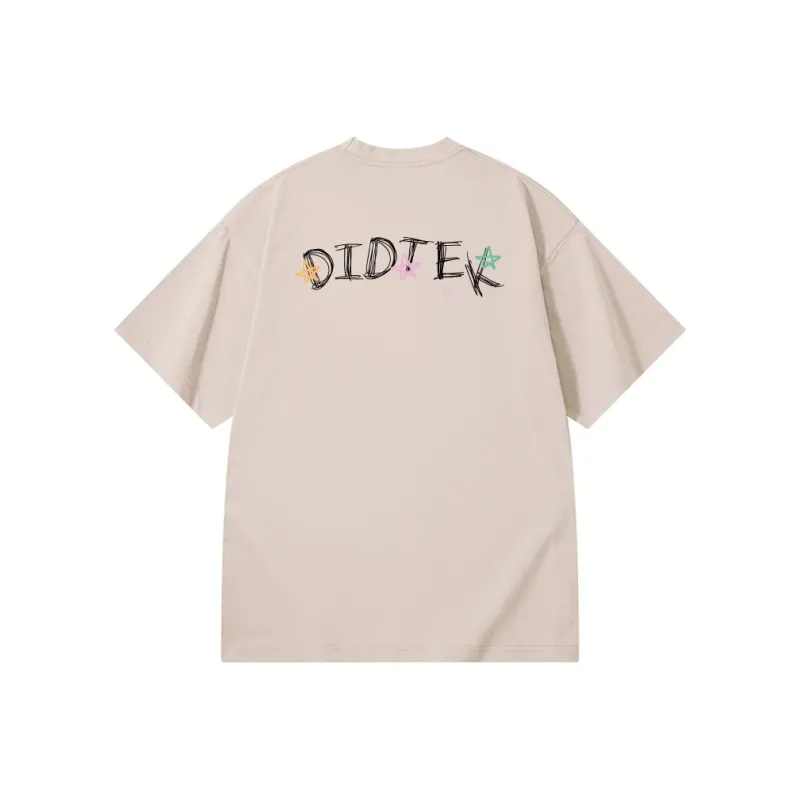 DIDTEK Drop Shoulder Sleeve Short Sleeved T Shirts Unisex-6